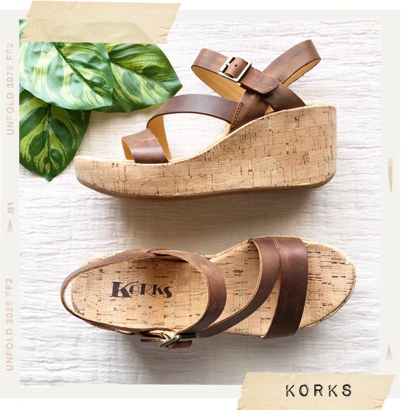 korks bergeggi platform wedge sandal